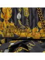 Schwarze gesteppte Versace Jeans Umhängetasche