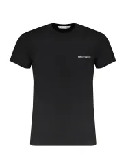 "Trussardi T-Shirts im Sale | Kurzarm TShirt Rundhals Logo Trussardi Schwarz online kaufen"|Planet-Deluxe