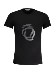 "Trussardi T-Shirts im Sale | Kurzarm TShirt Rundhals Logo Trussardi Schwarz online kaufen"|Planet-Deluxe