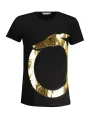 "Trussardi T-Shirts im Sale | Kurzarm TShirt Rundhals Logo Trussardi TRU2MTS01 NE06BLKG online kaufen"|Planet-Deluxe