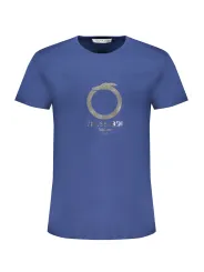 "Trussardi T-Shirts im Sale | Kurzarm TShirt Rundhals Logo Trussardi TRU2MTS03 BL14DKBL online kaufen"|Planet-Deluxe