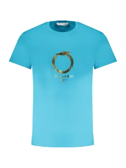 "Trussardi T-Shirt: Kurzarm, Rundhals & Logo – Stilvoll"