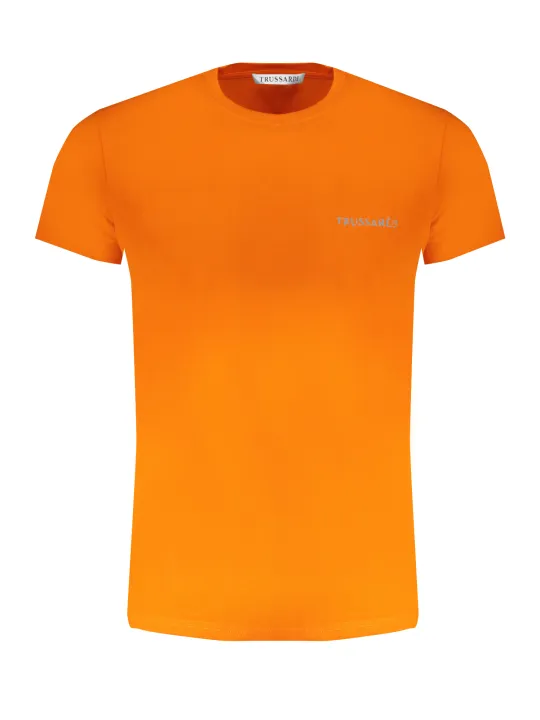 "Trussardi T-Shirts im Sale | Kurzarm TShirt mit Rundhalsausschnitt und Logo von Trussardi online kaufen"|Planet-Deluxe