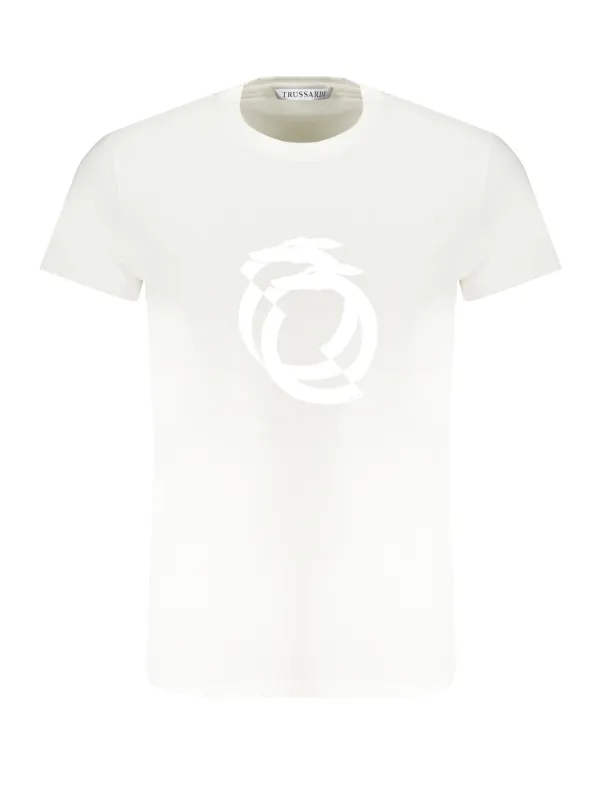 "Trussardi T-Shirts im Sale | Kurzarm TShirt mit Rundhals und Logoaufdruck Trussardi online kaufen"|Planet-Deluxe