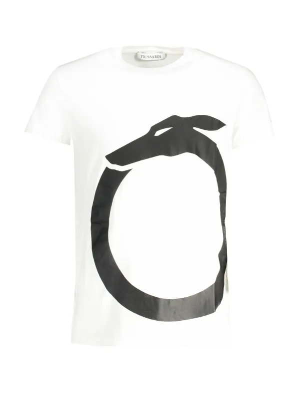 "Trussardi T-Shirts im Sale | Kurzarmliges Trussardi Shirt mit Rundhalsausschnitt und Logodruck online kaufen"|Planet-Deluxe "Trussardi T-Shirts im Sale | Kurzarmliges Trussardi Shirt mit Rundhalsausschnitt und Logodruck online kaufen"|Planet-Deluxe