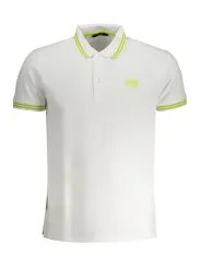 "Cavalli Class Startseite im Sale | Weißes, kurzärmliges Herren-Poloshirt der Cavalli-Klasse online kaufen"|Planet-Deluxe