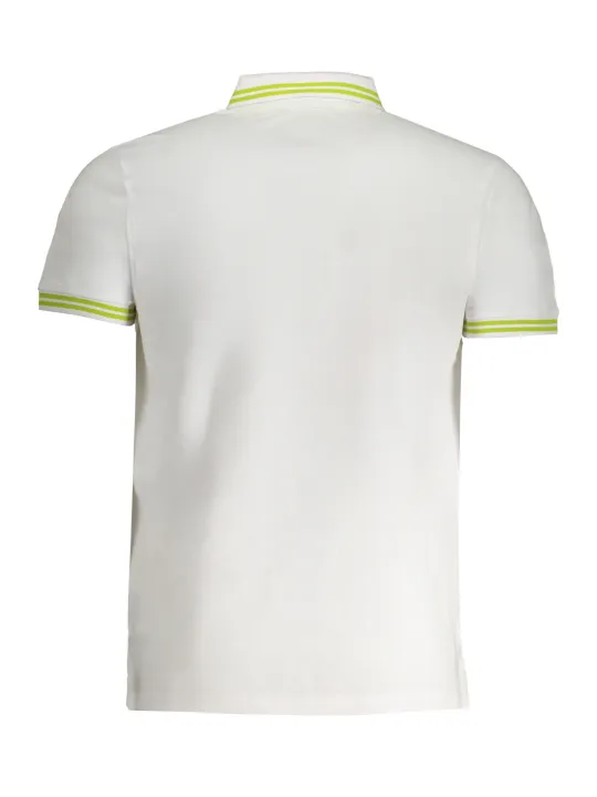 "Cavalli Class Startseite im Sale | Weißes, kurzärmliges Herren-Poloshirt der Cavalli-Klasse online kaufen"|Planet-Deluxe