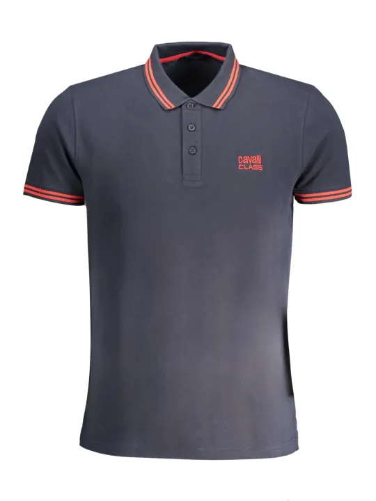 "Cavalli Class Startseite im Sale | CAVALLI CLASS HERREN-KURZÄRMELIGES POLOSHIRT BLAU online kaufen"|Planet-Deluxe