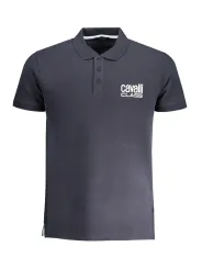 "Cavalli Class Poloshirts im Sale | Poloshirt Kurzarm mit Logo und Knöpfen online kaufen"|Planet-Deluxe