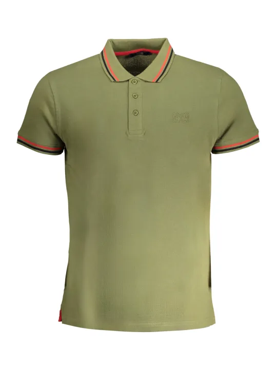 "Cavalli Class Poloshirts im Sale | Kontrast Polohemd mit Stickerei und Logo online kaufen"|Planet-Deluxe