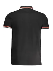 "Cavalli Class Kurzarm-Poloshirt: Kontrast & Stickerei"