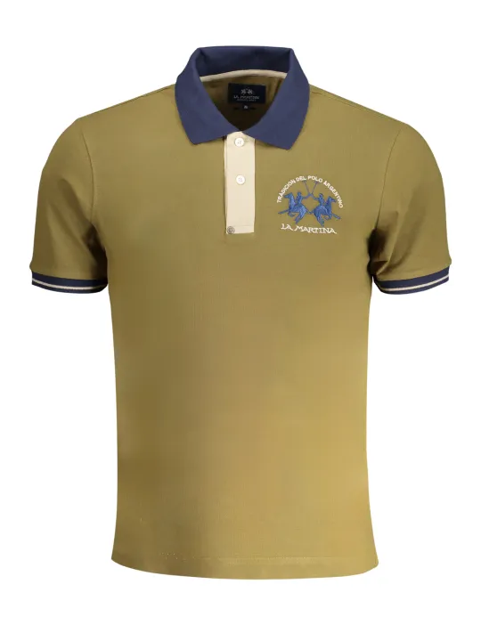 "LA MARTINA Startseite im Sale | LA MARTINA GRÜNES KURZÄRMELIGES POLOSHIRT FÜR HERREN online kaufen"|Planet-Deluxe