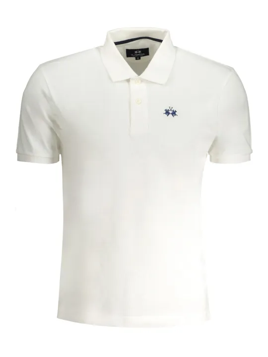 "LA MARTINA Poloshirts im Sale | Poloshirt Regular Fit mit Stickerei - 2 Knöpfe, Kurzarm, Logo online kaufen"|Planet-Deluxe