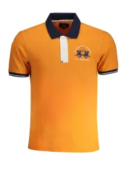 "LA MARTINA Poloshirts im Sale | Kontrast Polo Slim Fit mit Sticklogo online kaufen"|Planet-Deluxe