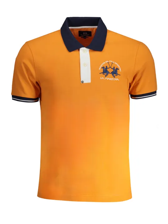 "LA MARTINA Startseite im Sale | ORANGES KURZÄRMELIGES HERREN-POLOSHIRT VON LA MARTINA online kaufen"|Planet-Deluxe