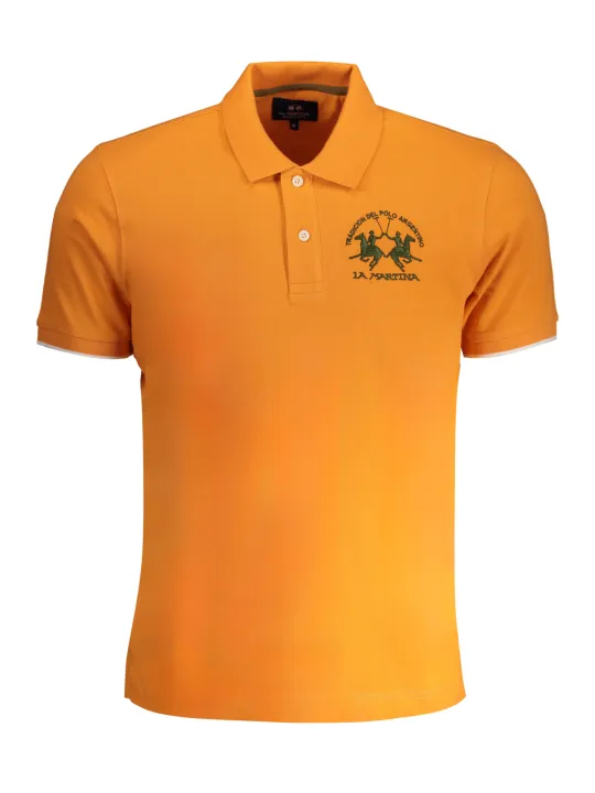 "LA MARTINA Poloshirts im Sale | Kontrast Polo Regular Fit mit Logo Stickerei online kaufen"|Planet-Deluxe