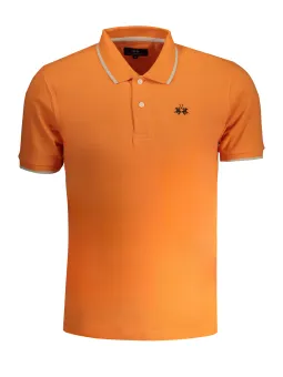"Stylisches Kurzarm Poloshirt mit Kontrast & Stickerei"