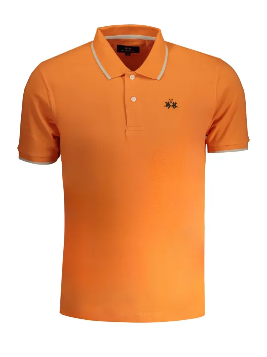"LA MARTINA Poloshirts im Sale | Kontrast Polo Regular Fit 2 Knopf Stickerei Logo online kaufen"|Planet-Deluxe