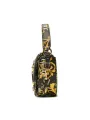 Schwarze Versace Jeans Ledertasche