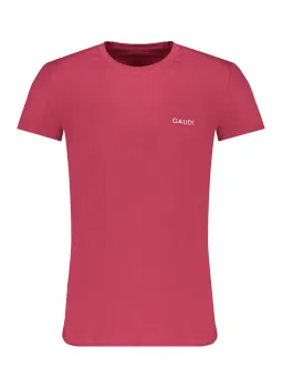 "GAUDÌ Kurzarm T-Shirt: Ton-in-Ton, Rundhals, Print"