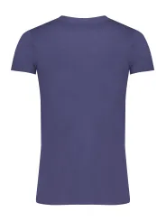 "Gaudì T-Shirts im Sale | TShirt Tone On Tone Kurzarm Rundhals Aufdruck Logo Blau Navy online kaufen"|Planet-Deluxe