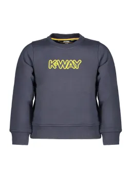 "K-Way Jungen Sweatshirt - Langarm, Logo-Print, Bequem"