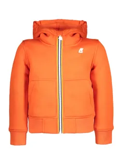 "K-Way Jungen-Technikjacke: Kapuze & Kontrastdetails"