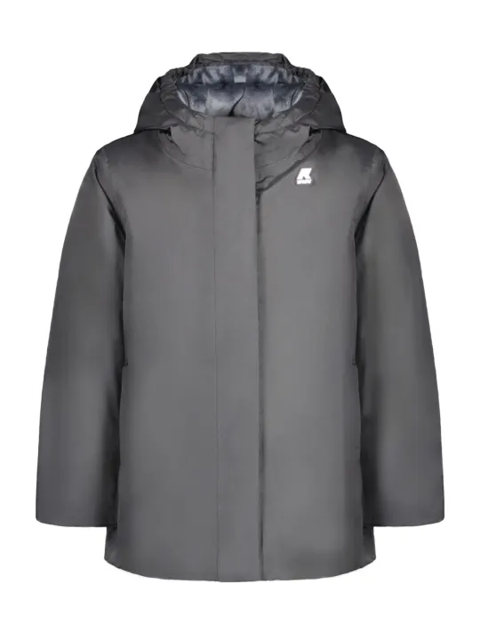 "K-WAY Jacken im Sale | K-Way K6123BWPSOPHIE_NEAL8 Mädchenjacke mit Kapuze und Logo, 2 Außentaschen, Marmot online kaufen"|Planet-Deluxe
