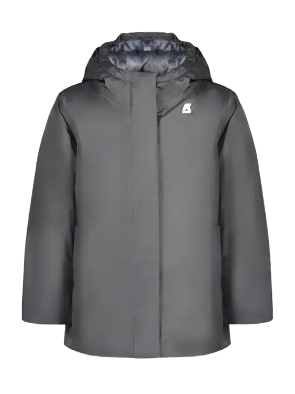 "K-WAY Jacken im Sale | K-Way K6123BWPSOPHIE_NEAL8 Mädchenjacke mit Kapuze und Logo, 2 Außentaschen, Marmot online kaufen"|Planet-Deluxe