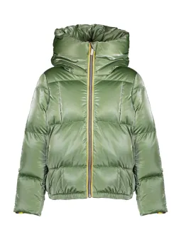 "Stylische K-Way Jungenjacke: Kapuze & Taschen"