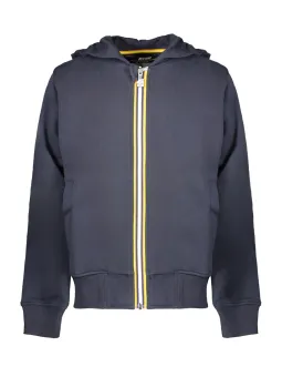 "K-Way Jungen-Kapuzen-Sweatshirt mit Reißverschluss"