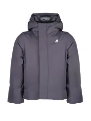 "K-WAY Jacken im Sale | K-Way K5114XWPJACK Langärmlige Kapuzenjacke mit Applikation und 2 Außentaschen für Jungen online kaufen"|Planet-Deluxe