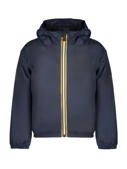 "K-WAY Jungen Langarmjacke: Kapuze & Reißverschluss"