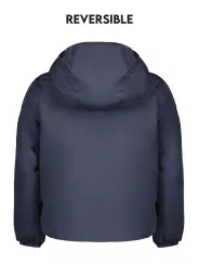 "K-WAY Jacken im Sale | "K-WAY Langärmelige Wendbare Jacke K21383WPJACK_BLAMJ mit Kapuze und Taschen, Blau/Rot, Kontrastdetails, Reißverschluss, Appli online kaufen"|Planet-Deluxe