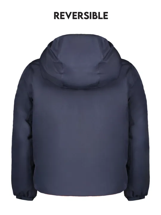"K-WAY Jacken im Sale | "K-WAY Langärmelige Wendbare Jacke K21383WPJACK_BLAMJ mit Kapuze und Taschen, Blau/Rot, Kontrastdetails, Reißverschluss, Appli online kaufen"|Planet-Deluxe