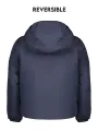 "K-WAY Jacken im Sale | "K-WAY Langärmelige Wendbare Jacke K21383WPJACK_BLAMJ mit Kapuze und Taschen, Blau/Rot, Kontrastdetails, Reißverschluss, Appli online kaufen"|Planet-Deluxe