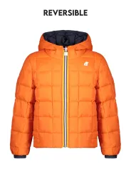 "K-WAY Jacken im Sale | "K-WAY Langärmelige Wendbare Jacke K21383WPJACK_BLAMJ mit Kapuze und Taschen, Blau/Rot, Kontrastdetails, Reißverschluss, Appli online kaufen"|Planet-Deluxe
