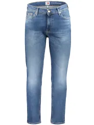 "Tommy Hilfiger Jeans im Sale | Tommy Hilfiger Tapered Jeans mit Waschung und Logo Stickerei online kaufen"|Planet-Deluxe