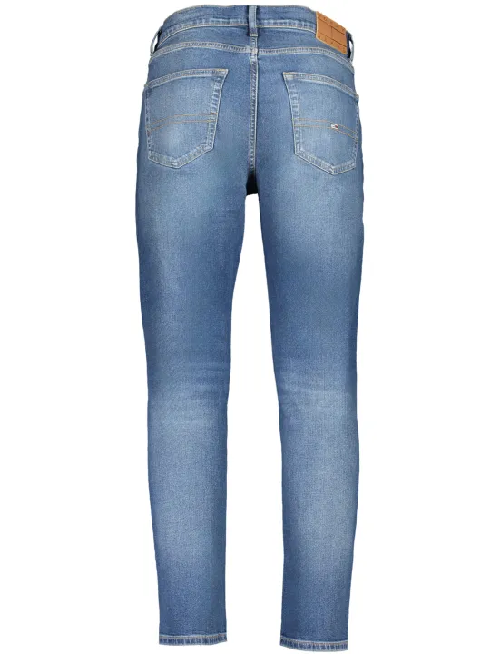 "Tommy Hilfiger Jeans im Sale | Tommy Hilfiger Tapered Jeans mit Waschung und Logo Stickerei online kaufen"|Planet-Deluxe