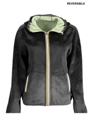 "K-WAY Sweatshirts im Sale | K-WAY DAMEN-SWEATSHIRT MIT ZIP SCHWARZ online kaufen"|Planet-Deluxe