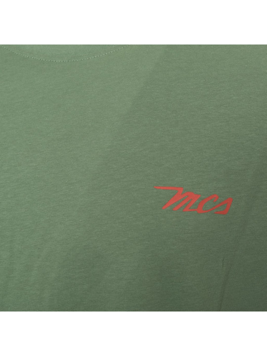 Salbei grüne T-Shirt, schlichtes Design