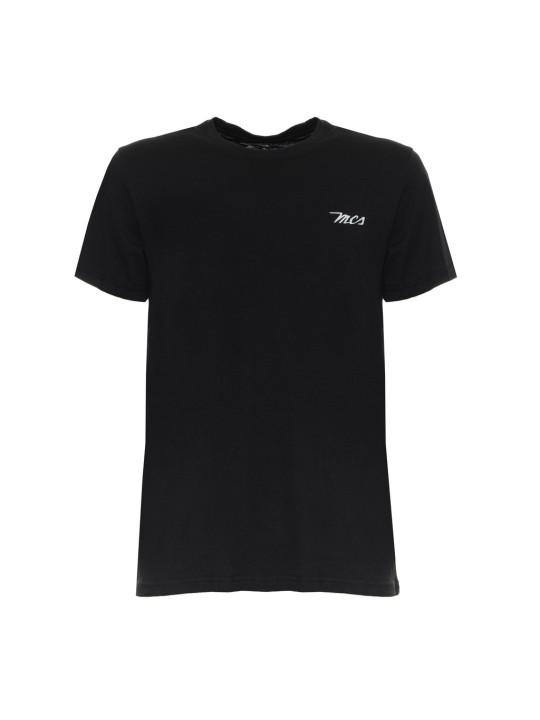 Schwarzes MCS T-Shirt mit Logo