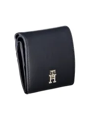 "Tommy Hilfiger Geldbörsen im Sale | Tommy Hilfiger Damen-Geldbörse AW0AW16011_BLDW6 – Elegante Geldbörse mit 2 Außenfächern, Kartenfächern, Druckknopfverschl online kaufen"|Planet-Deluxe
