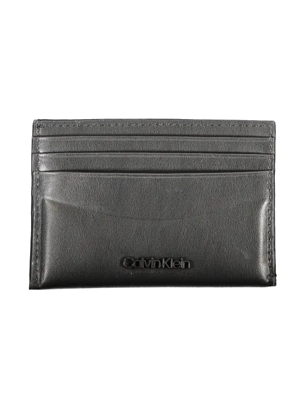 "Calvin Klein Brieftaschen im Sale | Calvin Klein Kartenhalter mit Doppelfach und Kontrastdetails online kaufen"|Planet-Deluxe