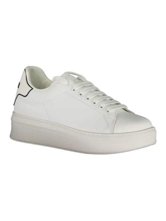 "Gaelle Paris Sneakers: Doppellogo & Kontrastdetails"