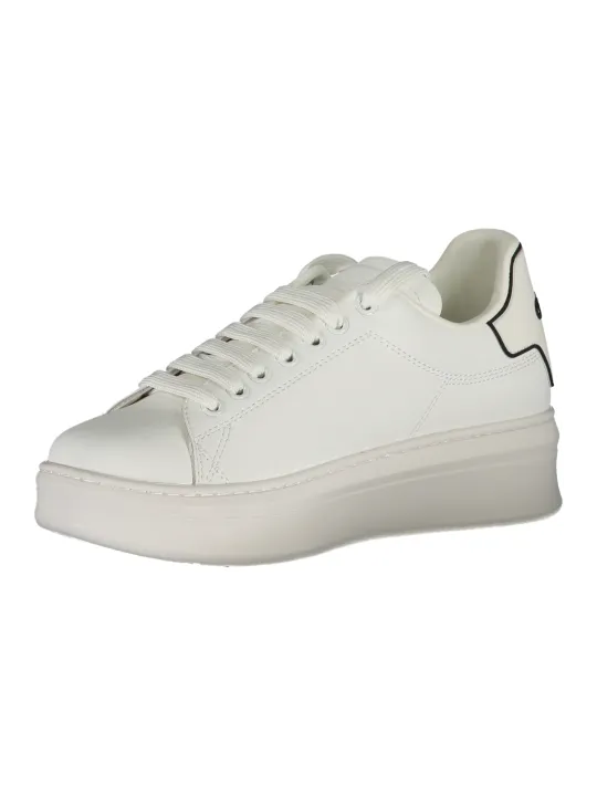 "Gaelle Paris Sneakers: Doppellogo & Kontrastdetails"