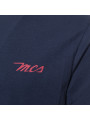 Navy Off-Shoulder-Top mit MCS-Logo