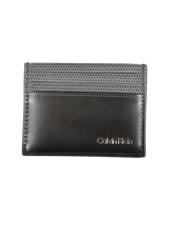 "Calvin Klein Brieftaschen im Sale | Calvin Klein Kartenhalter mit Mitteltasche und Kontrastdetails online kaufen"|Planet-Deluxe