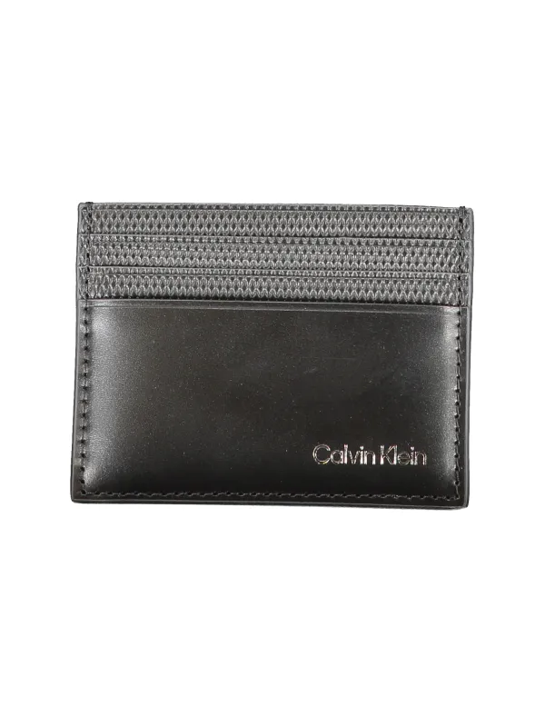 "Calvin Klein Brieftaschen im Sale | Calvin Klein Kartenhalter mit Mitteltasche und Kontrastdetails online kaufen"|Planet-Deluxe