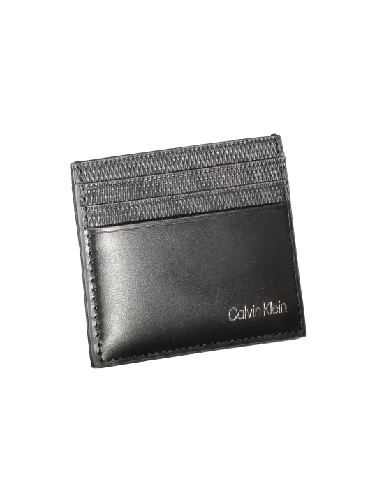 "Calvin Klein Brieftaschen im Sale | Calvin Klein Kartenhalter mit Mitteltasche und Kontrastdetails online kaufen"|Planet-Deluxe